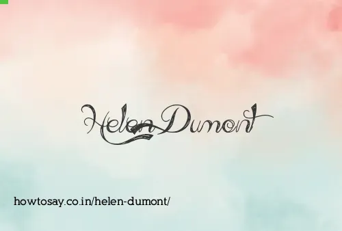 Helen Dumont