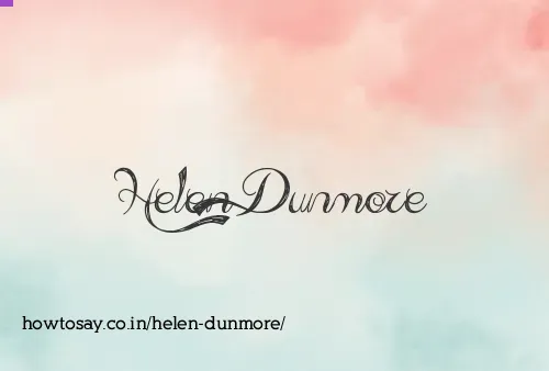 Helen Dunmore