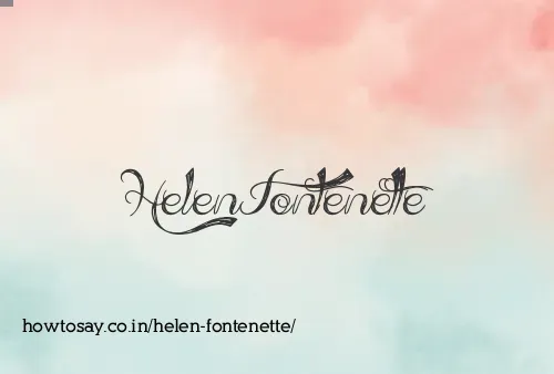 Helen Fontenette