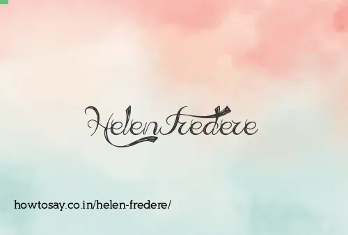 Helen Fredere