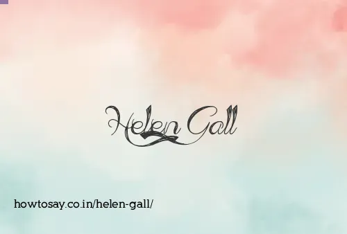 Helen Gall