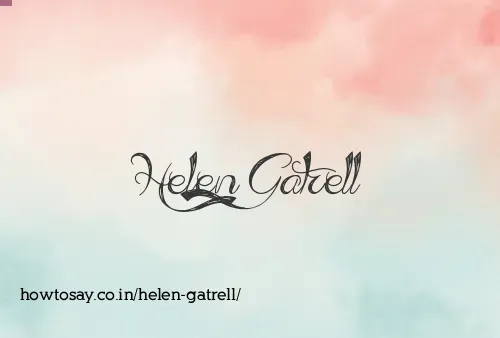 Helen Gatrell