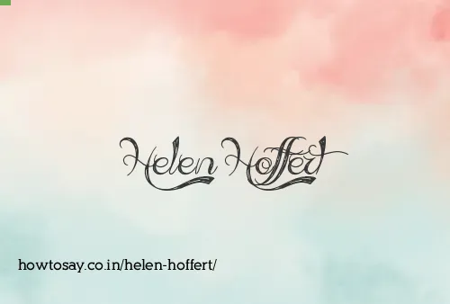 Helen Hoffert