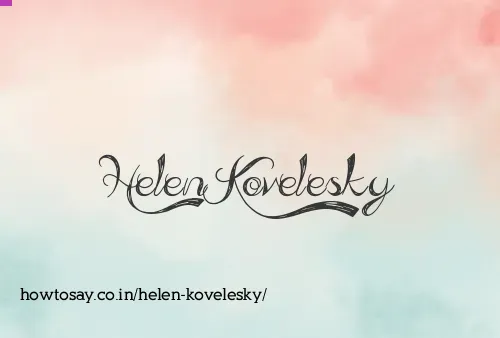 Helen Kovelesky