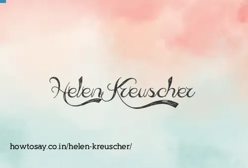 Helen Kreuscher