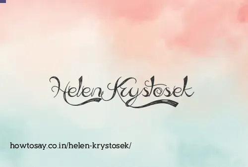 Helen Krystosek