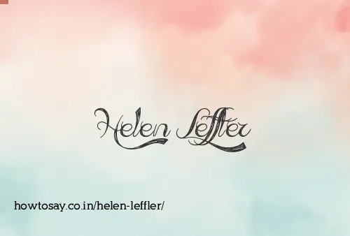 Helen Leffler