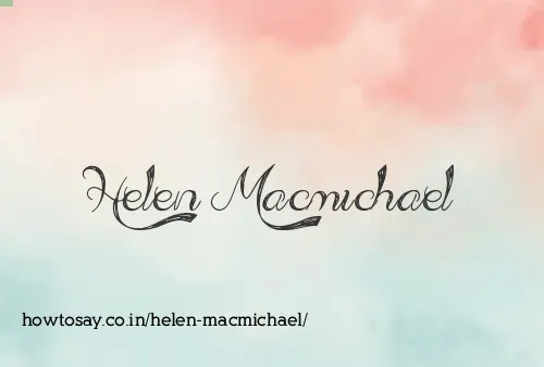 Helen Macmichael