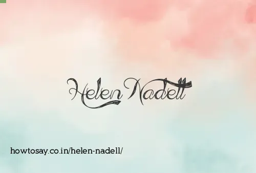 Helen Nadell