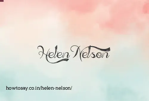 Helen Nelson