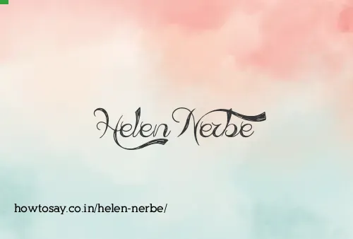 Helen Nerbe