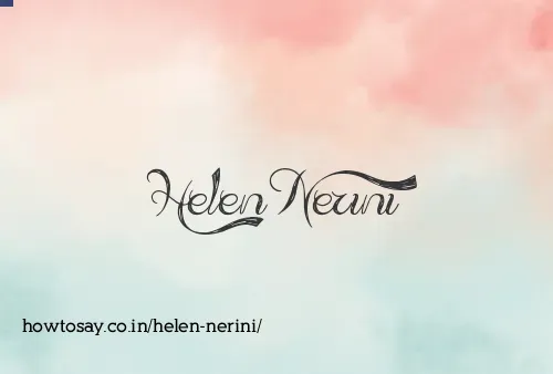 Helen Nerini