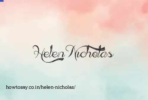 Helen Nicholas