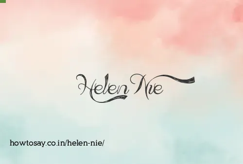 Helen Nie