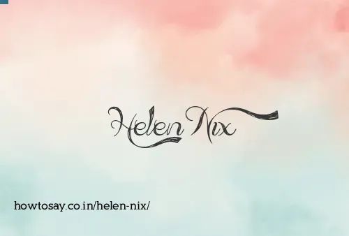 Helen Nix