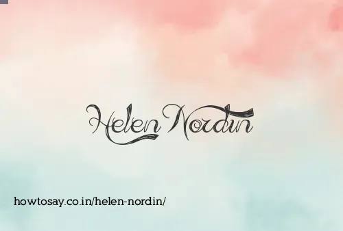 Helen Nordin