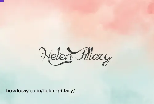 Helen Pillary
