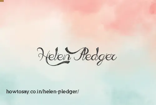 Helen Pledger