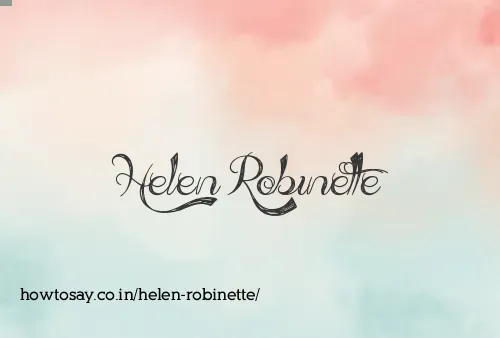Helen Robinette
