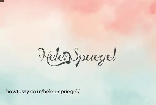 Helen Spriegel