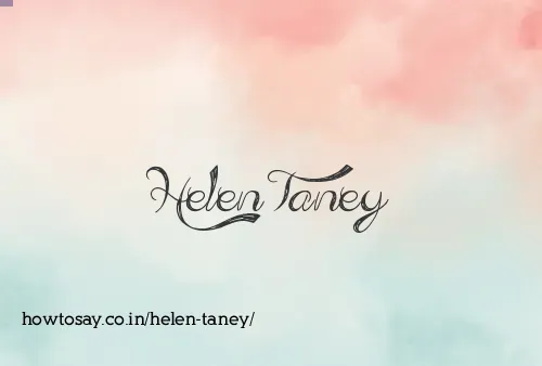 Helen Taney
