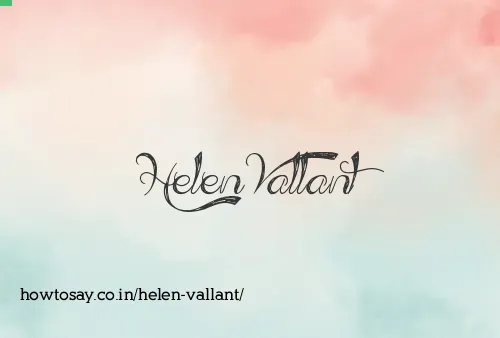 Helen Vallant