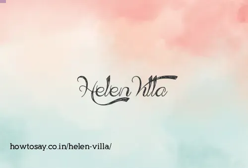 Helen Villa