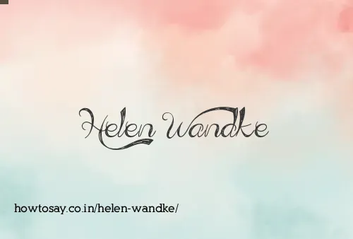Helen Wandke