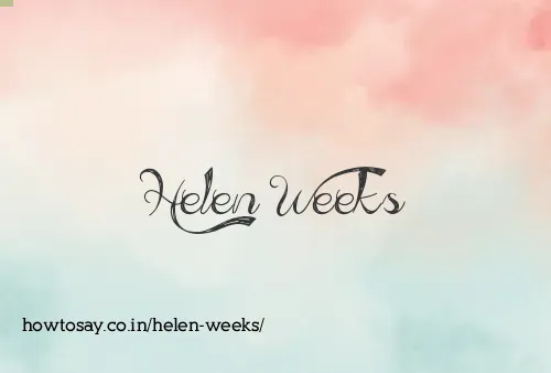 Helen Weeks
