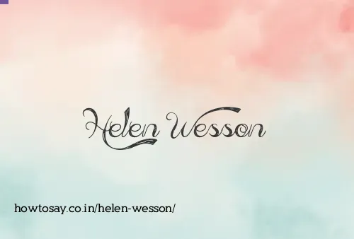 Helen Wesson