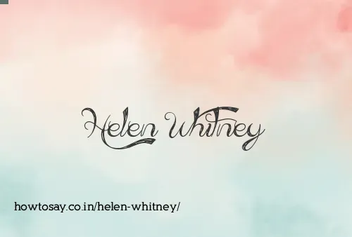 Helen Whitney
