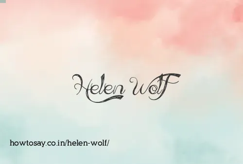 Helen Wolf