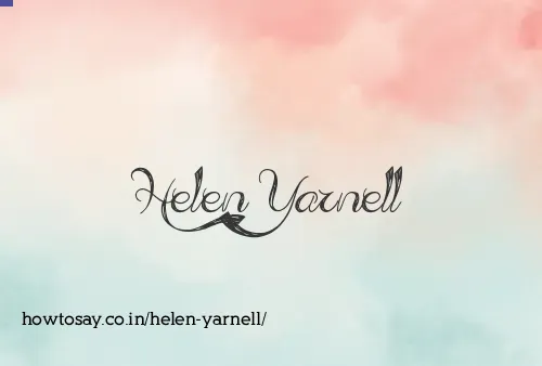 Helen Yarnell