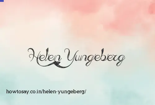 Helen Yungeberg