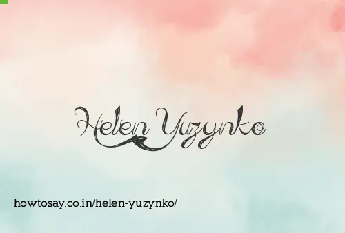 Helen Yuzynko