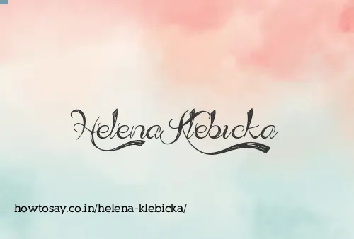 Helena Klebicka