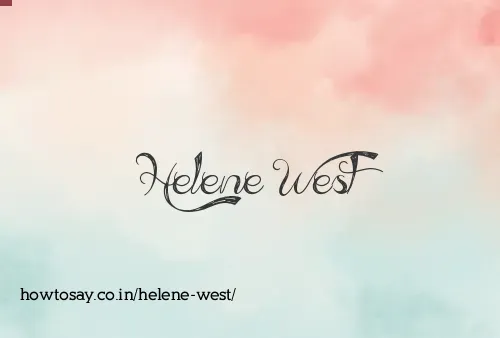 Helene West