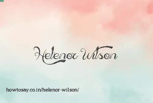 Helenor Wilson