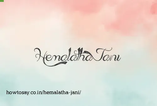 Hemalatha Jani