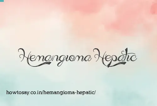 Hemangioma Hepatic