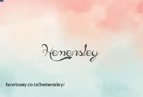 Hemensley