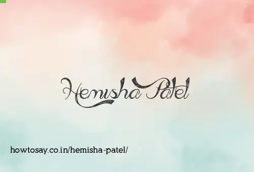Hemisha Patel