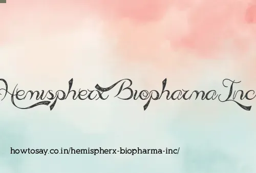 Hemispherx Biopharma Inc
