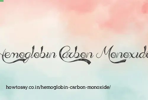 Hemoglobin Carbon Monoxide