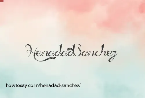 Henadad Sanchez