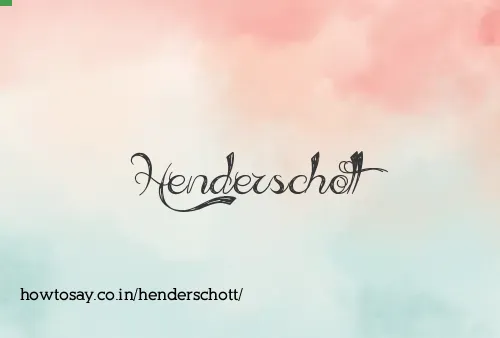 Henderschott