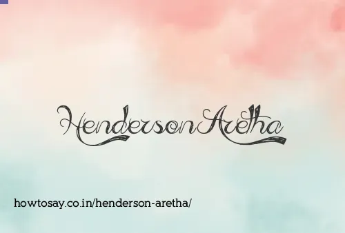 Henderson Aretha