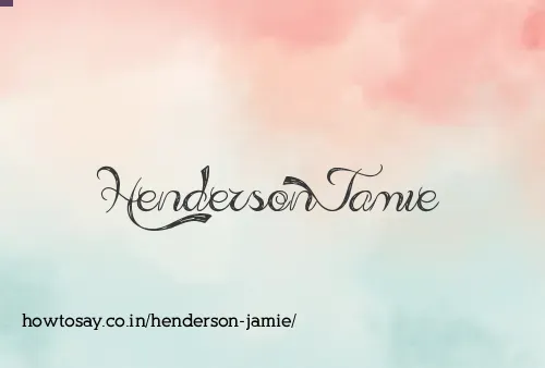 Henderson Jamie