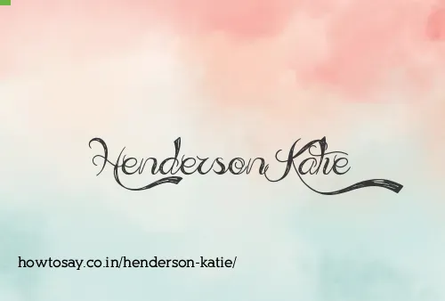 Henderson Katie