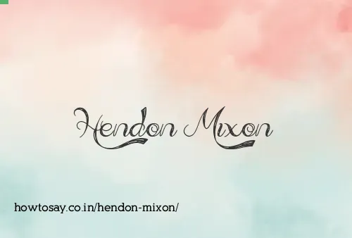 Hendon Mixon